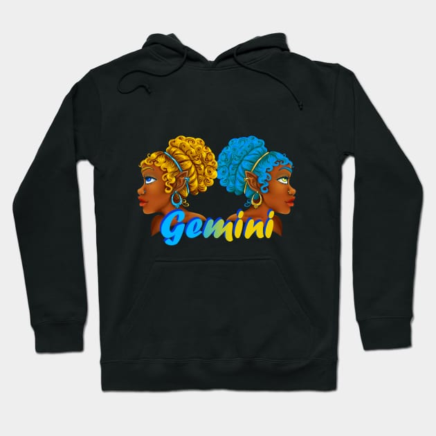 Gemini Hoodie by PointNWink Productions